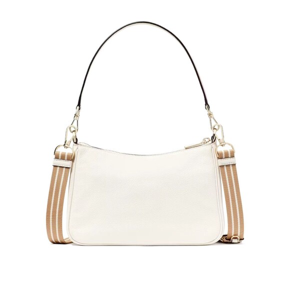 New Kate Spade Rosie Shoulder Bag Pebbled Leather Parchment Multi - Picture 4 of 4